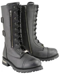Milwaukee Leather Men's Lace-up Tactical Motorcycle Boot Round Toe Extended New. Price: $158.09.
