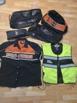 Harley Davidson Clothing Mens Xl Duffle Saddle Bag Hot Leathers Boot Covers Used. Price: $84.00.