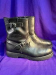 Size 13 Harley Davidson Mens Black Leather Zip Conductor Biker Boots 10" 98403 Pre-owned. Price: $79.99.