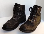 Harley Davidson Mortorcycle Boots Mens 94089 Lace Up + Side Zip Black Logo SZ.10 Pre-owned. Price: $23.22.