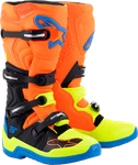 Alpinestars Tech 5 Off-road Boots Orange Fluorescent/blue/yellow, Us 14 New. Price: $399.95.
