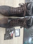 Shima Blake Motorcycle Shoes Men - Leather, Breathable, Reinforced Street Ri Used. Price: $90.57.