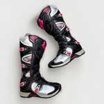 Fox Racing Size 9 Women's Comp 5 Motocross Riding Boots Black Pink Gray Pre-owned. Price: $129.00.