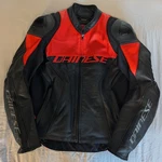 Dainese Racing Perforated Leather Motorcycle Jacket Black/red Size Eu 50 Us 40 Pre-owned. Price: $249.90.
