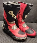 Oxtar Motorcycle Boots Men's Size Us 9, 42, Red Black Silver Tcs Sport 7630 Pre-owned. Price: $58.31.