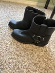 Dingo Rev Up Square Toe Motorcycle Mens Black Casual Boots DI19090 Size 10 Pre-owned. Price: $45.00.