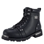 Dream Apparel Men's Motorcycle Biker Boots Waterproof Faux Leather Side Zipper New. Price: $84.99.