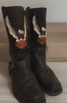Harley Davidson Darren Men Us 11.5 Boot Black D93216 Pull Square Toe Pre-owned. Price: $225.00.