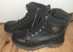 Harley Davidson Motorcycle Riding Boots Black Men's 10 Zipper 94099 Worn Once! Pre-owned. Price: $69.99.