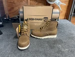 Highway 21 Journeyman Boots Brown Ivory Riding Mens Size 8 Motorcycle New. Price: $89.99.