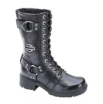 Harley Davidson Women's Eda 9" Lace Up Motorcycle Boots Black D83736 New. Price: $180.00.