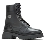 Harley-davidson Women Kavan 7" Lace Side-zip Riding Boots Black D65001, Size 8 New. Price: $89.95.