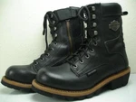Harley-davidson Men's Sz 12 Tyson Logger Black Leather Motorcycle Boots D95188 Pre-owned. Price: $199.95.