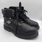 Harley Davidson Mens 10.5 Black Leather Motorcycle Boots 91017 Fast Shipping Pre-owned. Price: $69.95.