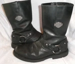 Harley Davidson Mens Leather Side Zip D93114 Moto Boots Men's 12M Pre-owned. Price: $45.50.