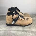 Women Icon Super Duty Tan Motorcycle Biker Riding Wheat Leather Boots Size 8 Pre-owned. Price: $101.97.