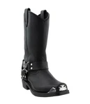 Dingo Chopper 12" Harness Leather Western Cowboy Biker Boot DI19053 Size 7,5 New. Price: $130.00.