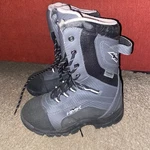 Hmk Voyager Size 7 Women Lace Snowmobile Boots Pink Lined Gray Black Pre-owned. Price: $49.99.