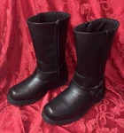 M-boss Men's Classic 12-INCH Black Harness Leather Motorcycle Boots, Size 9 New. Price: $79.55.