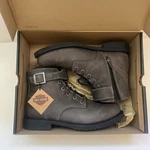 Vintage Gray Harley Davidson Men's Motorcycle Boots Round Toe 11 Pre-owned. Price: $79.00.