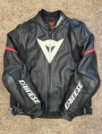 Mens Dainese Leather Laguna Evo Motorcycle Jacket Size 56 Pre-owned. Price: $250.00.