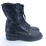 Harley Davidson Unisex 6.5M Leather Motorcycle Boots Side Zip 98417 Pre-owned. Price: $40.49.