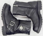 Harley-davidson Mens Black Leather Hustin Booker Zip Riding Boots D95194 Size 11 Pre-owned. Price: $85.00.