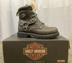 New Genuine Harley Davidson D87246 Size Women's Becky Flash 6" Grey Boots. Price: $160.38.