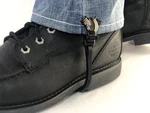 Biker Boot Straps 6" Midnight Pant Leg Motorcycle Rider New. Price: $23.95.