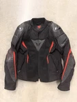 Dainese Super Speed Tex Motorbike Motorcycle Black Red Jacket W/ Back Protector Pre-owned. Price: $162.00.