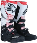 Moose Offroad Tech Motorcycle Boots - Black/white/red, Us 7, Part New. Price: $449.94.
