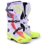 Alpinestars Tech 10 Supervented Mx Boots -purple/yellow/pink Size 8 New. Price: $749.95.