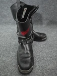 Red Wing Boots Womens 9 Black Leather 1670 Studded Silver Toe Heel Accent Biker Pre-owned. Price: $116.01.