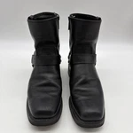 Harley-davidson Genuine Leathers Harness Motorcyle Boots Men US9.5 Logo Zip. Pre-owned. Price: $500.00.