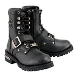 Milwaukee Leather MBL201 Women's Black Lace-up Motorcycle Rider Boots W/ New. Price: $159.99.