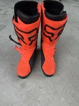 Fox Comp Boots Neon-orange-red/black Men Size M10 Pre-owned. Price: $89.99.