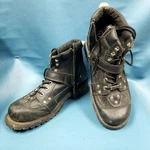 Milwaukee Motorcycle Biker Boots MB433 Men Black Zip Buckle Lace Leather 10.5D Pre-owned. Price: $33.99.