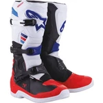 Alpinestars Tech 3 Motorcycle Boots White/black/red/blue Sz 7 New. Price: $215.96.