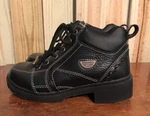 Milwaukee Black Leather Lace Up Motorcycle Boots MVB236 Size 6C Pre-owned. Price: $23.16.