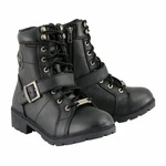 Milwaukee Leather MBL9326WP Women's Premium Black Lace-up Waterproof New. Price: $129.99.