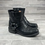 Harley-davidson Men's El Paso Harness 7-INCH Motorcycle Boots, Side Zip 10.5 Pre-owned. Price: $99.99.