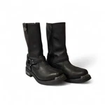 Harley Davidson Men 13 Harness Motorcycle Boots Black Leather Zipper D96047 Pre-owned. Price: $132.00.