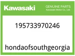 Oem Part 195733970246 Zx 5K Boost Kawasaki-adid New. Price: $168.00.