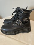 Harley Davidson Men Boots, Size 9, (fits 9-9.5) Pre-owned. Price: $29.99.