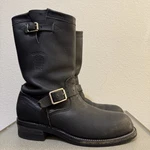 Chippewa 27863 Men 10 Black Leather Steel Toe Engineer Boots 11 Vibram Sole Pre-owned. Price: $350.00.