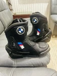 Bmw Motorrad Leather Motorcycle Boots - Motogp Racing Biker Protective New. Price: $129.99.