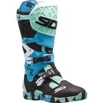 Sz 8.5 U.S./42 Euro Black/mint/cyan Sidi Crossair X Boots New. Price: $599.99.