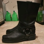 Xelement Black Leather Harness Motorcycle Boots 11 Inches Tall Men's 12 LU1442 Pre-owned. Price: $100.00.