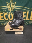 Harley Davidson 85303 Gypsy 7" Double Buckle Zip-up Black Riding Boots Womens 6 Pre-owned. Price: $50.00.