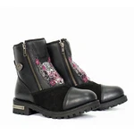 Hot Leathers BTL1009 Ladies Black Double Zip Sugar Skull Cap Toe Boot New. Price: $179.95.